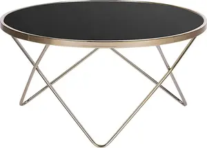 Кофейный стол Beliani MERIDIAN II чёрно-золотой