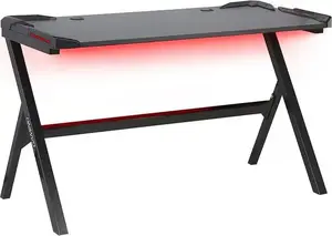 Rakstāmgalda Beliani Danvers melns 120 cm x 60 cm - taisnstūra darba virsma