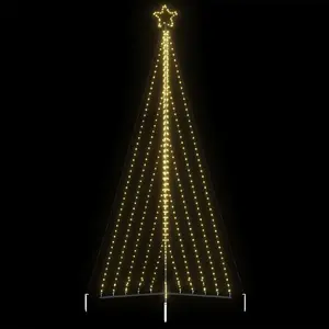 Гирлянда VidaXL 570 тёплых белых LED, длина 399 см