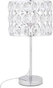 Table lamp Shumee TENNA metal silver — model 69504