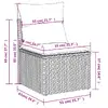 VidaXL 3221442 уличный набор мебели 7 предметов Photo 10