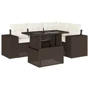 Комплект уличной мебели VidaXL 3269143 — 5 предметов для террасы