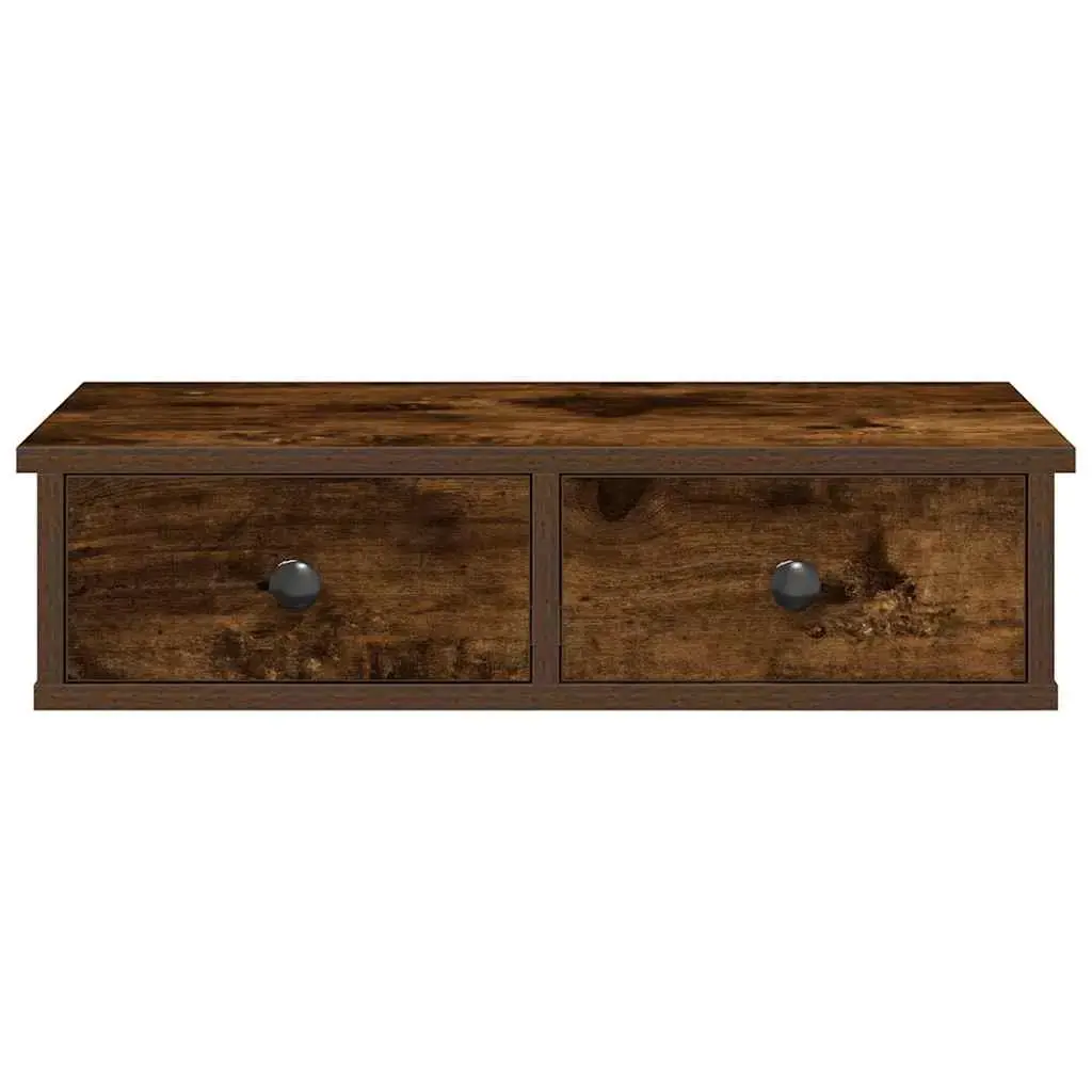 Shelf VidaXL 859954 Wood Oak Brown Photo 4