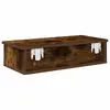 Shelf VidaXL 859954 Wood Oak Brown Photo 6