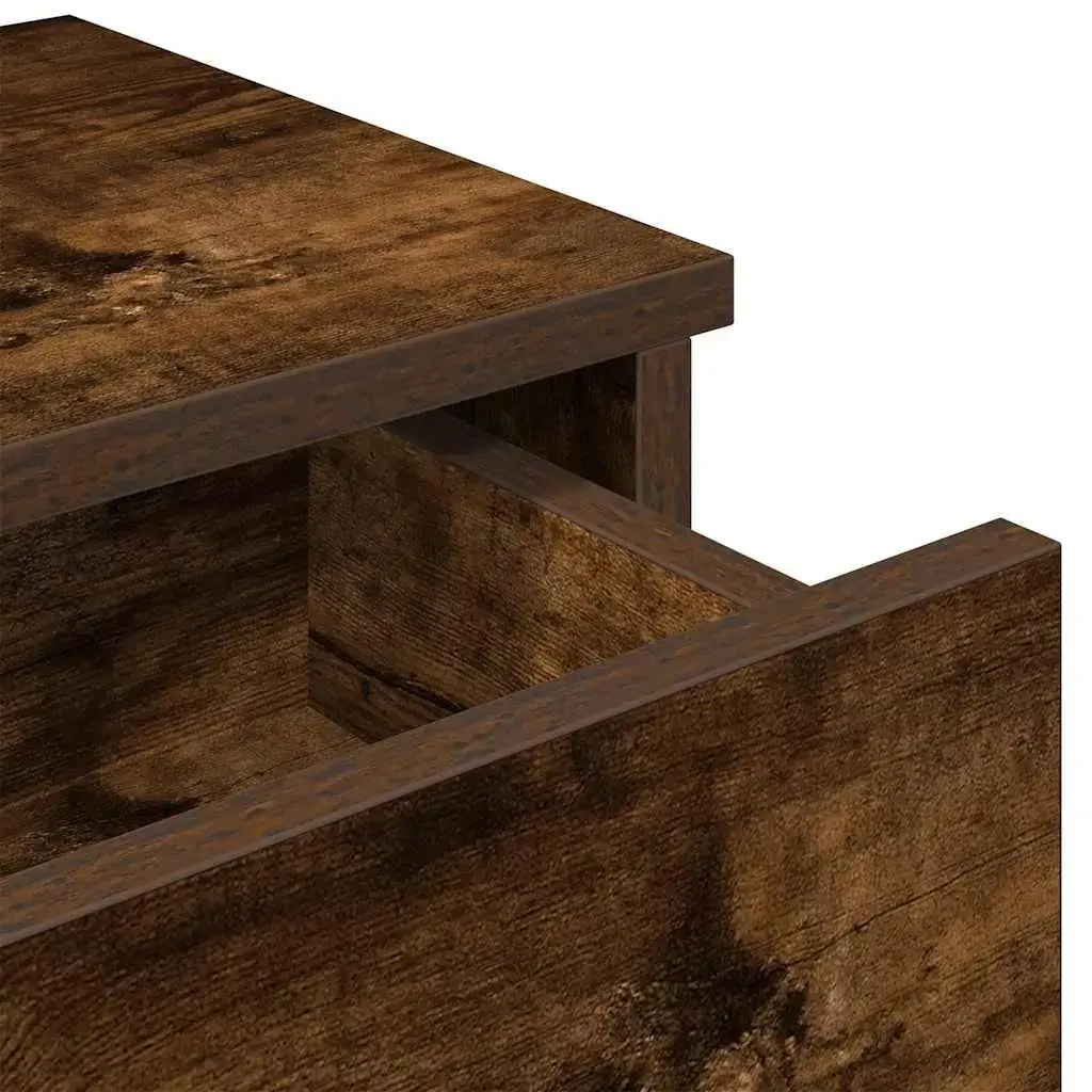 Shelf VidaXL 859954 Wood Oak Brown Photo 8