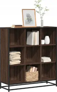 Стеллаж VidaXL Regał, цвет коричневый дуб, 97,5×33×107,5 см