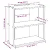 Bookcase VidaXL 860258 oak 600×300×800 mm Photo 9