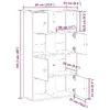 Книжный шкаф VidaXL 860396 Photo 11