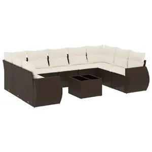 Скамейка уличная VidaXL 3221802 — плетёный ротанг, стальной каркас, кремовый, 71×62×69 см, макс. нагрузка 110 кг