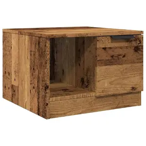 Кофейный/приставной стол VidaXL 856848, столешница дерево, 50×50×36 см, нагрузка 60 кг