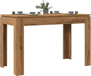 Обеденный стол VidaXL модель 855903, отделка дуб artisan, 120 x 60 x 76 см