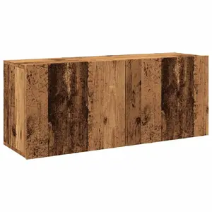 TV cabinet VidaXL 857670, wood top and frame, 1000×300×410 mm