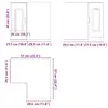 Шкаф для кухни/столовой VidaXL 853622 Photo 11