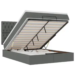Кровать VidaXL 3313252, 1600×2030 мм, высота 1280 мм, грузоподъёмность 280 кг