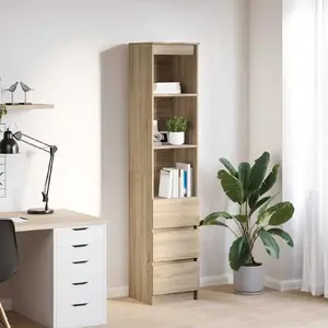 Комод VidaXL Sonoma Oak 37,5×35×180 см клееное дерево