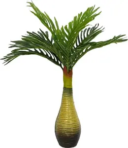 Artificial Palm Plant VidaXL, 9 Leaves, 70 cm, Green