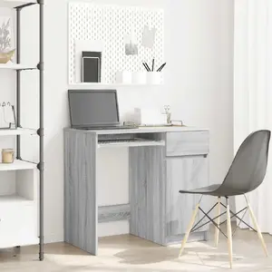 Desk VidaXL Dąb Sonoma 86 cm x 49 cm — VidaXL model 861828, compact wooden work desk