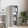 Bookcase VidaXL 860288 — wood, grey oak, 340×310×1120 mm Photo 3