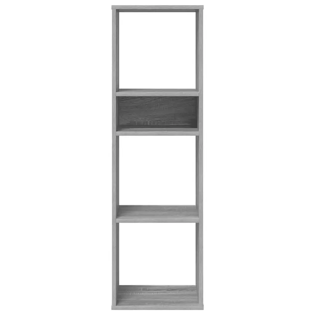 Bookcase VidaXL 860288 — wood, grey oak, 340×310×1120 mm Photo 4