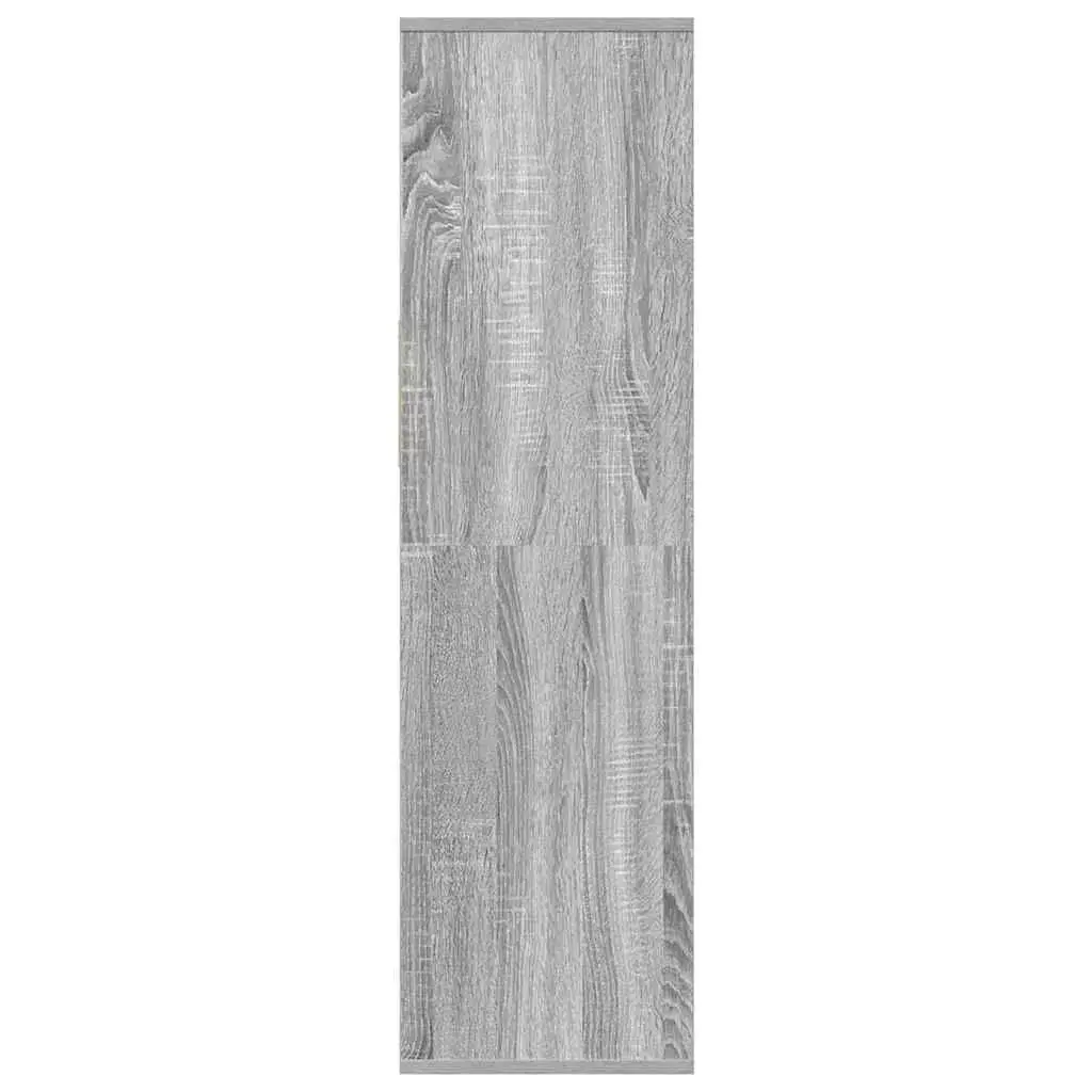 Bookcase VidaXL 860288 — wood, grey oak, 340×310×1120 mm Photo 5