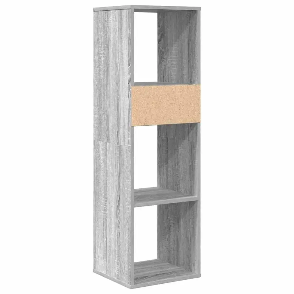 Bookcase VidaXL 860288 — wood, grey oak, 340×310×1120 mm Photo 6