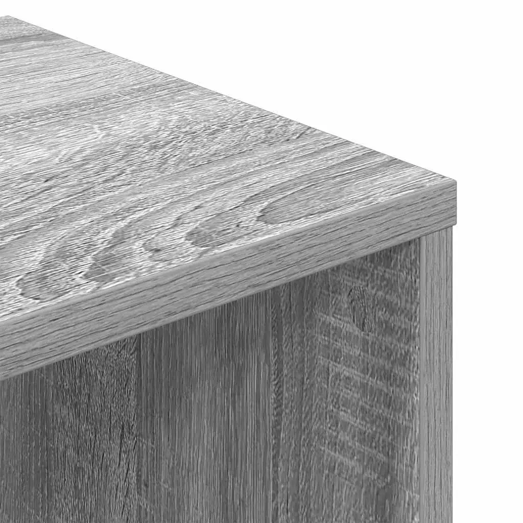 Bookcase VidaXL 860288 — wood, grey oak, 340×310×1120 mm Photo 7