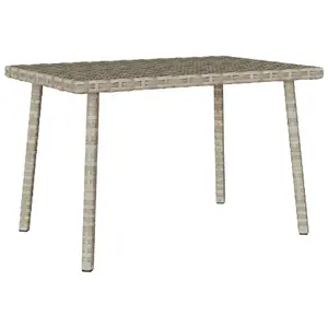Āra galds VidaXL 4104059, pelēks, 400×800×370 mm (P×D×A)