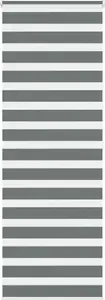 Rullo žalūzija zebra VidaXL, tumši pelēka, auduma platums 80,9 cm, poliesters