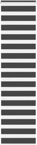 Рулонная штора Zebra VidaXL — черная, ширина ткани 55,9 см, полиэстер