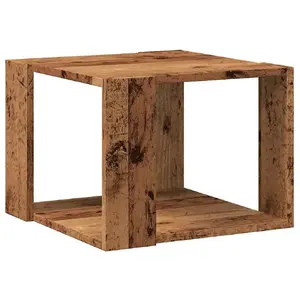 Журнальный/приставной стол VidaXL 856494, столешница дерево, 40×40×30 см, нагрузка до 60 кг
