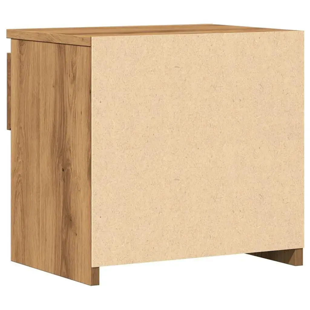 Nightstand VidaXL 856408 Oak 400×300×390 mm Photo 6