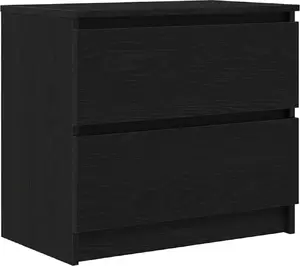 ТВ-тумба VidaXL 861779 черная клееная древесина 60x35x54 см