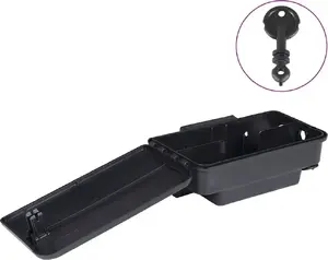 Mouse traps VidaXL set of 12, black, 22 x 12.5 x 7.5 cm each