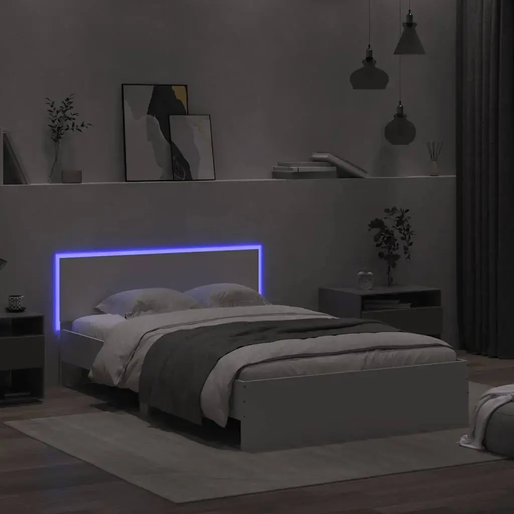Bed frame VidaXL 3207616 white 125x2.03m Photo 3