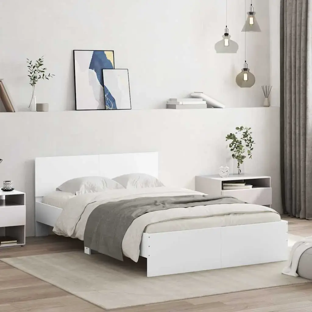 Bed frame VidaXL 3207616 white 125x2.03m Photo 4