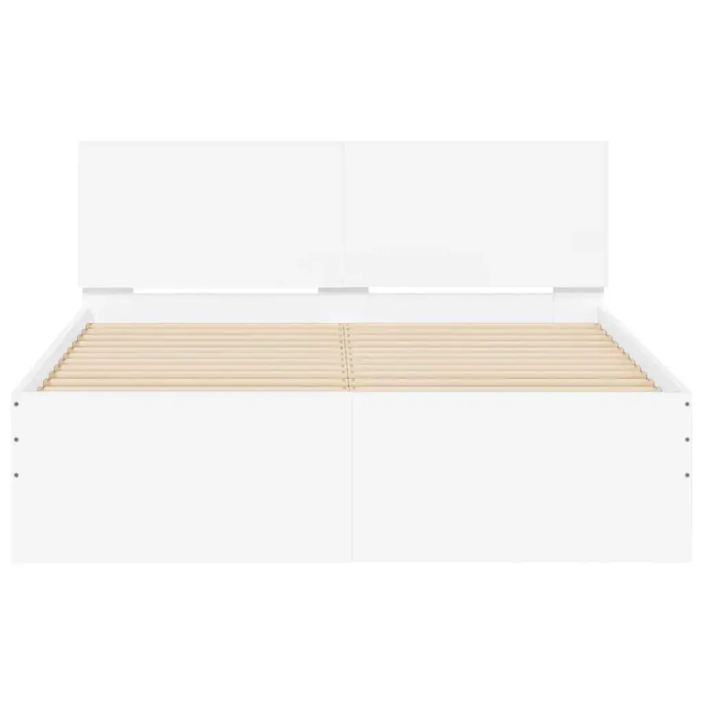 Bed frame VidaXL 3207616 white 125x2.03m Photo 7