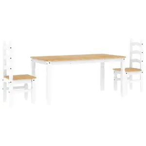 Virtuves/ēdamistabas mēbeļu komplekts VidaXL 3345202 — 3 daļas