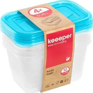 Food storage containers OKT Fredo Fresh set 4×0.75 L - airtight plastic containers