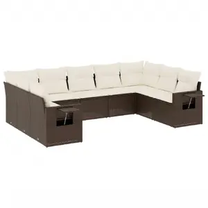 Набор уличной мебели VidaXL 3252950 — 10 предметов для сада с seating и столом