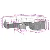 Набор садовой мебели VidaXL 3254190 — 10 предметов Photo 3
