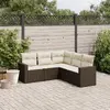 Скамья VidaXL 3251300 ротанг с закалённым стеклом Photo 2