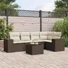 VidaXL скамья 3222542 ротанг с закалённым стеклом Photo 2