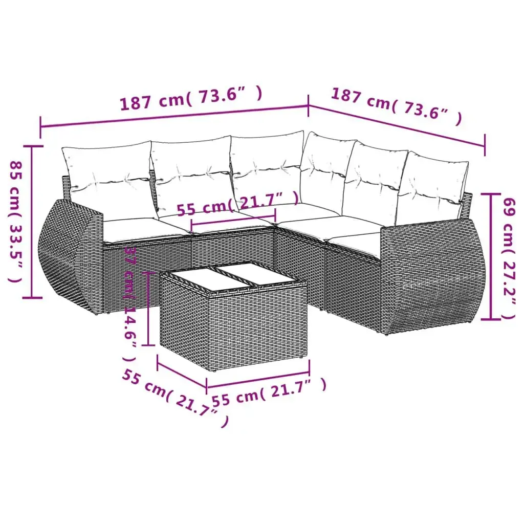 VidaXL 3253700 outdoor furniture set Photo 3