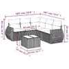 VidaXL 3253700 outdoor furniture set Photo 3
