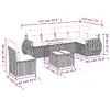 VidaXL 3253780 набор уличной мебели 7 предметов Photo 3