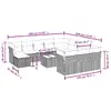 VidaXL 3218643 — 13 предметов уличной мебели Photo 3
