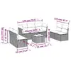 Уличный набор мебели VidaXL 3249262 — 8 предметов Photo 3