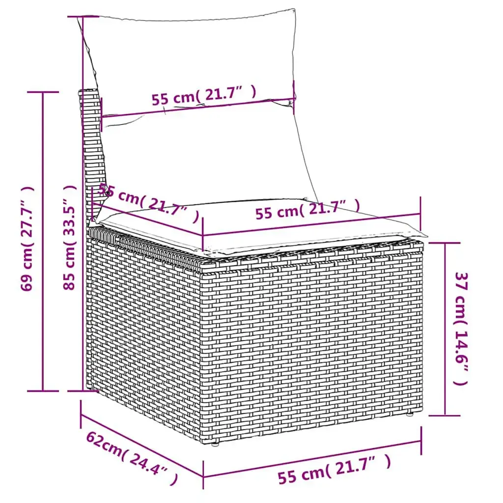 Уличный набор мебели VidaXL 3220732 Photo 12