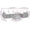 Набор уличной мебели VidaXL 3253680 — 6 предметов Photo 3