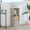 Bookcase VidaXL 860331, grey wooden 310×240×770 mm Photo 3